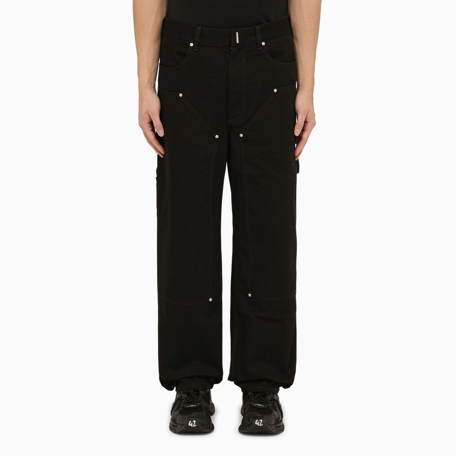 image of Givenchy O1D2Blof0424 Carpenter Jeans In Black, Men's (Size 30)