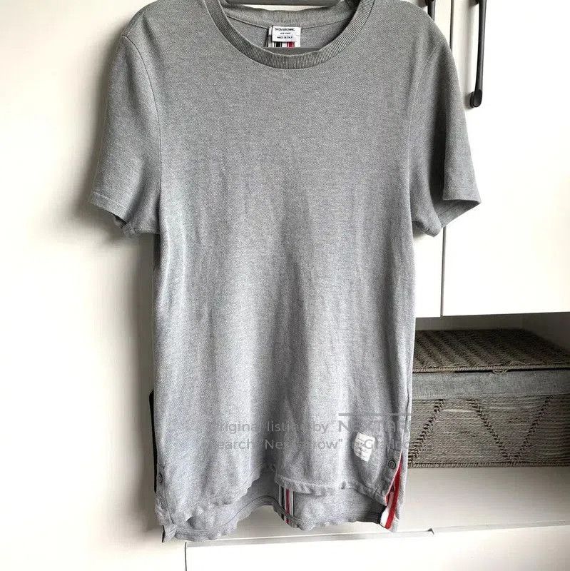 Thom Browne Gray Cotton Women's T-Shirt .