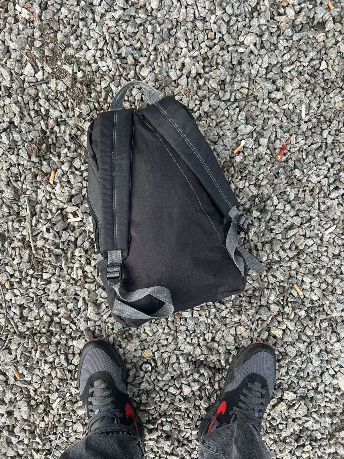 Nike × Vintage VERY RARE NIKE RETRO BAG BIG LOGO SWOOSH DRILL JAPAN STYLE Size ONE SIZE - 6 Thumbnail