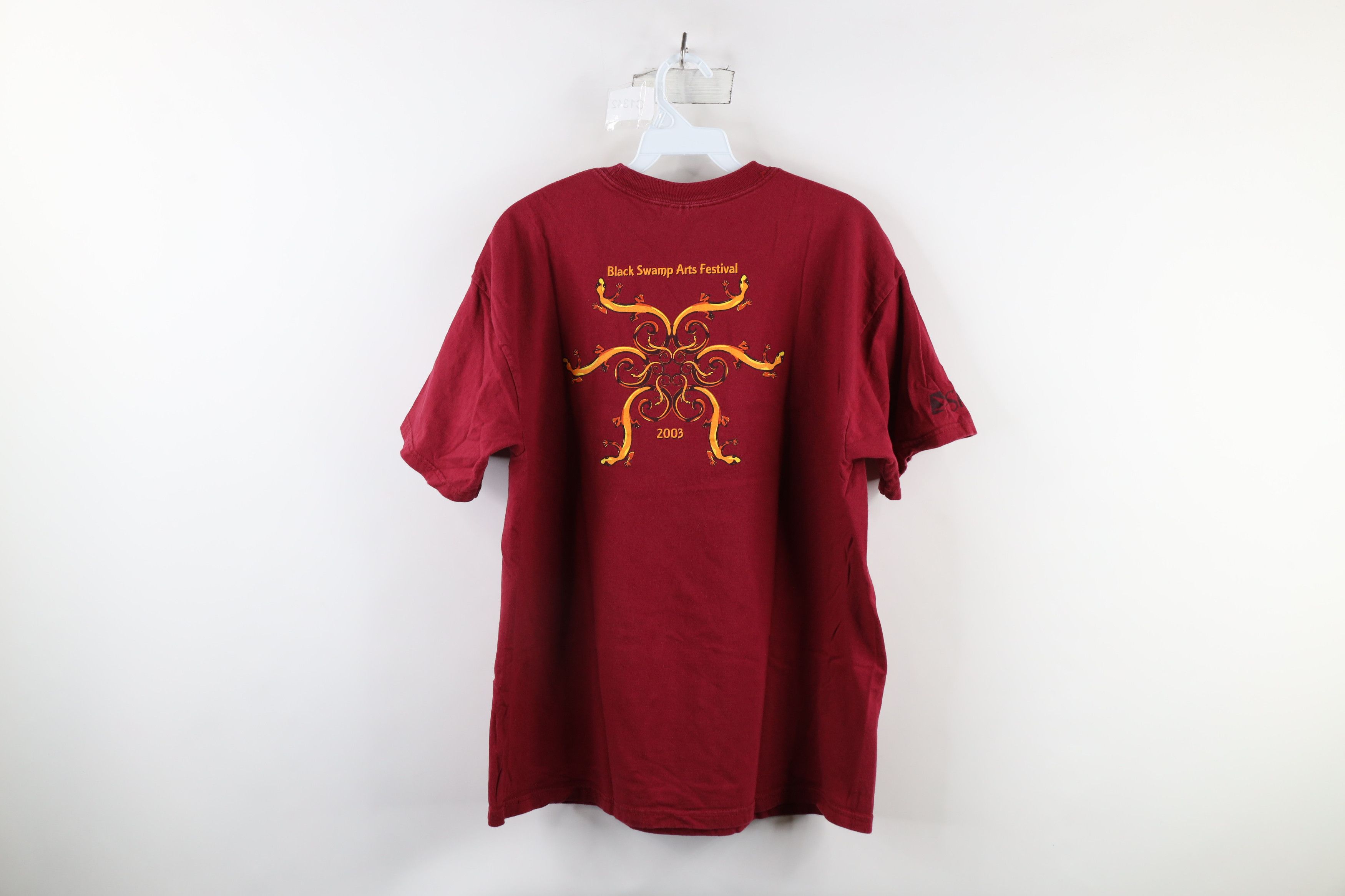 Vintage Vintage Y2K Streetwear Black Swamp Arts Festival T-Shirt Size US L / EU 52-54 / 3 - 9 Thumbnail