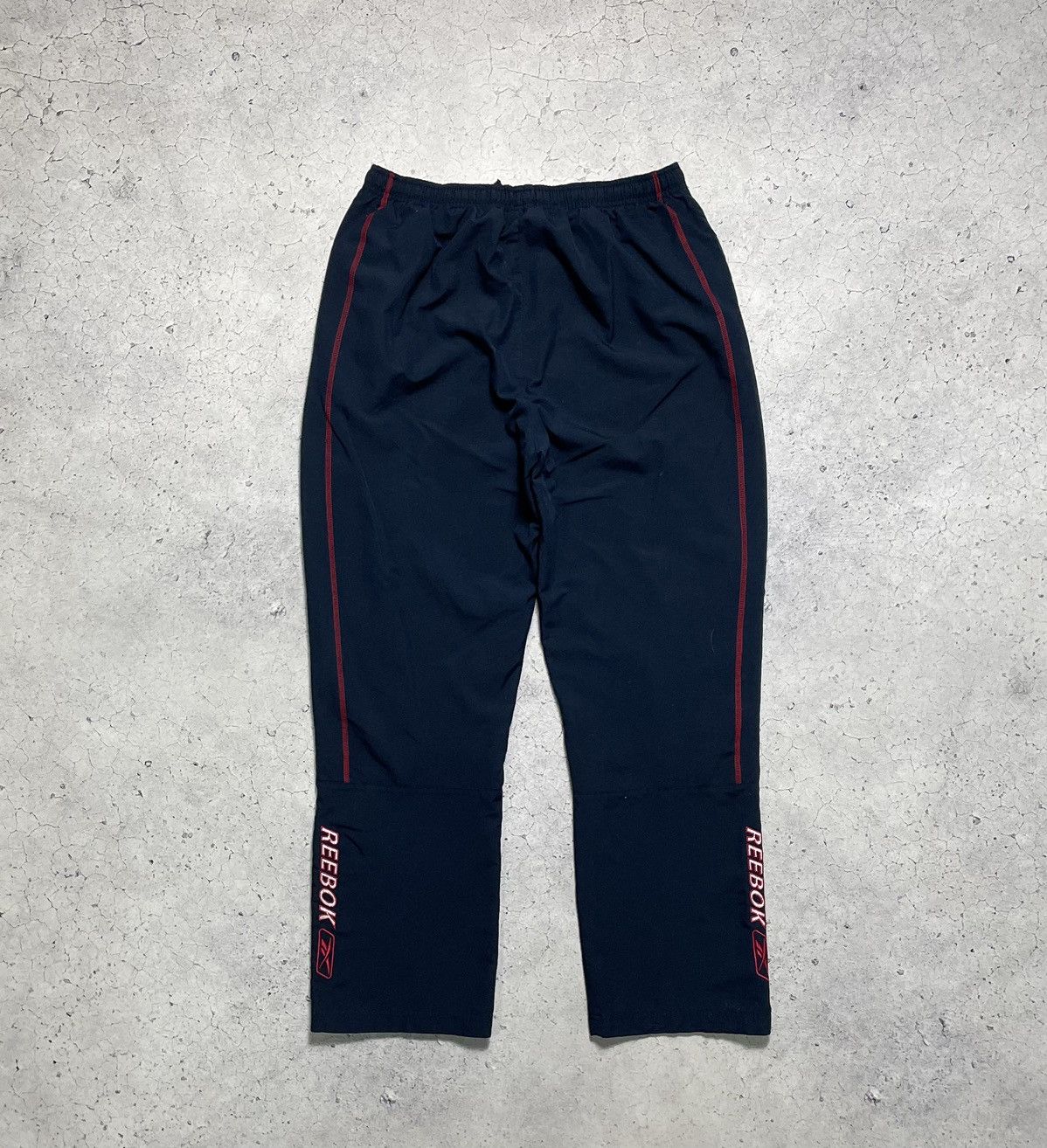 Reebok × Vintage Reebok Big Logo Vintage Nylon Pants Y2K Baggy Size US 34 / EU 50 - 2 Thumbnail