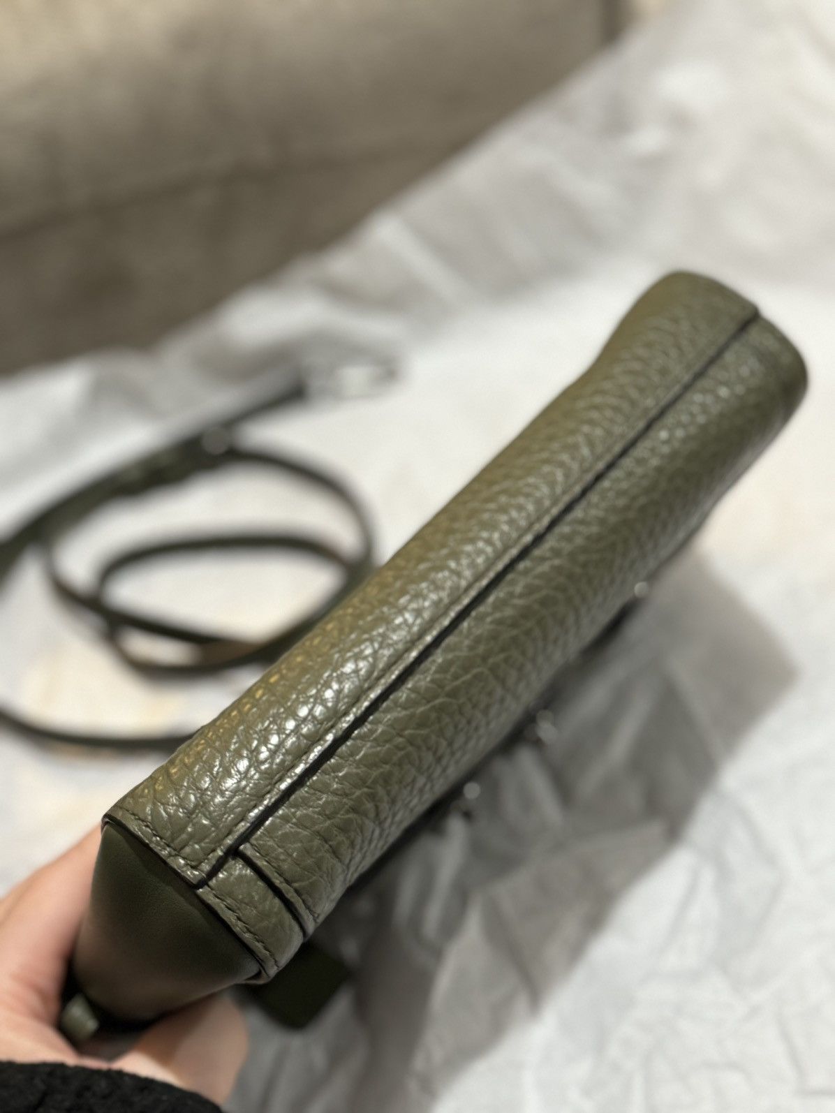 Coach Coach Swagger Wristlet In green color Leather Size ONE SIZE - 3 Thumbnail