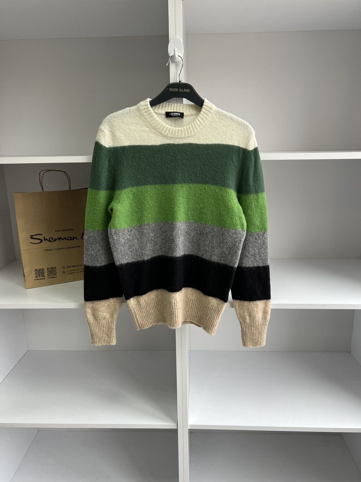 Designer × Vintage Vintage +39 Masq made in Italy sweater Size US M / EU 48-50 / 2 - 2 Thumbnail