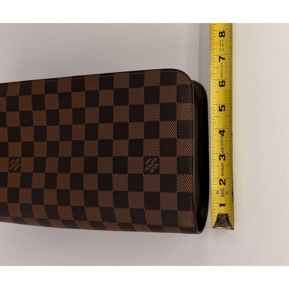 Louis Vuitton Louis Vuitton Damier Ebene Saint Louis Clutch Wristlet LV Size ONE SIZE - 9 Thumbnail