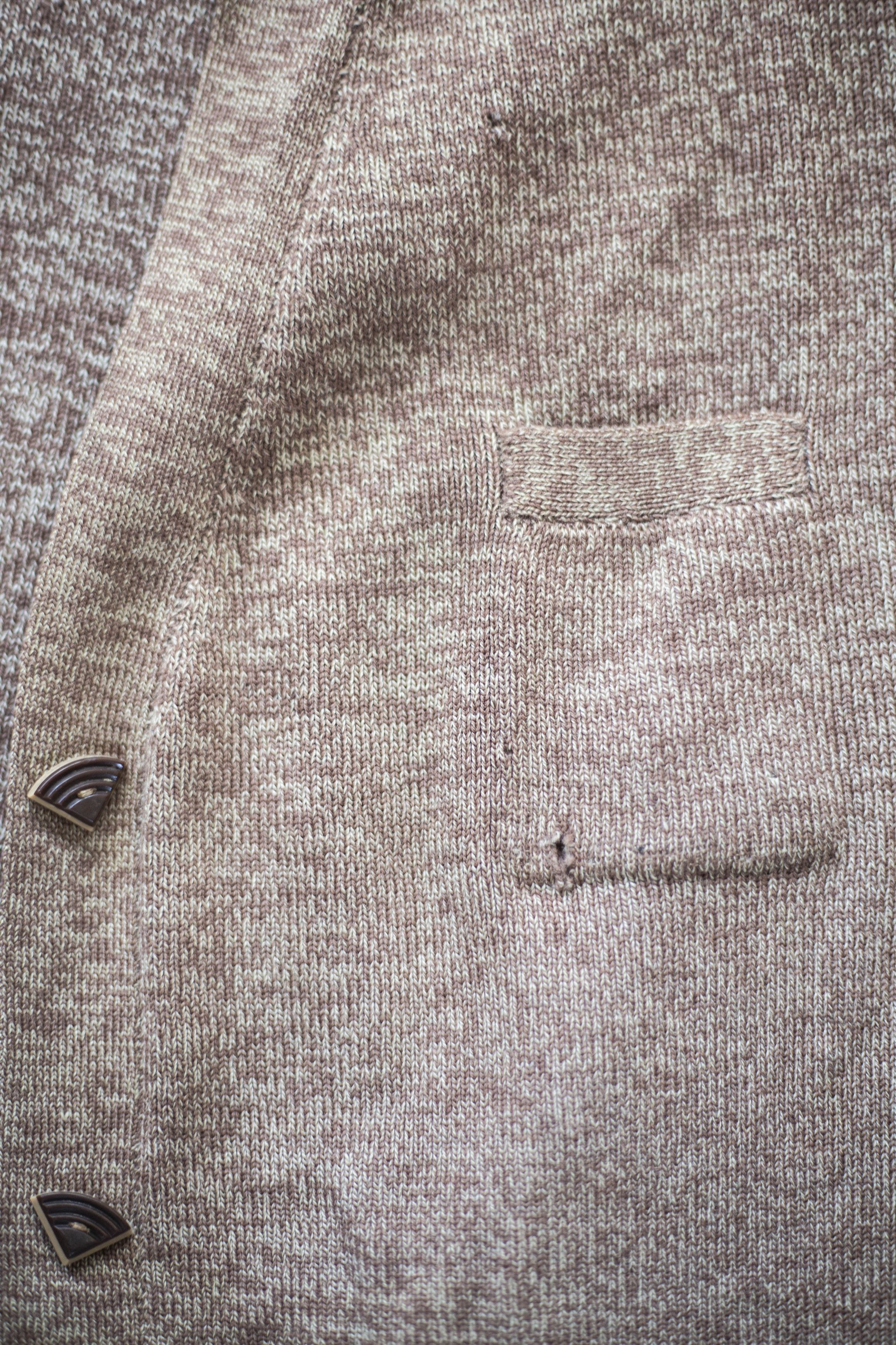 Other French distressed knitted vest circa 1940 Size M / US 6-8 / IT 42-44 - 3 Thumbnail