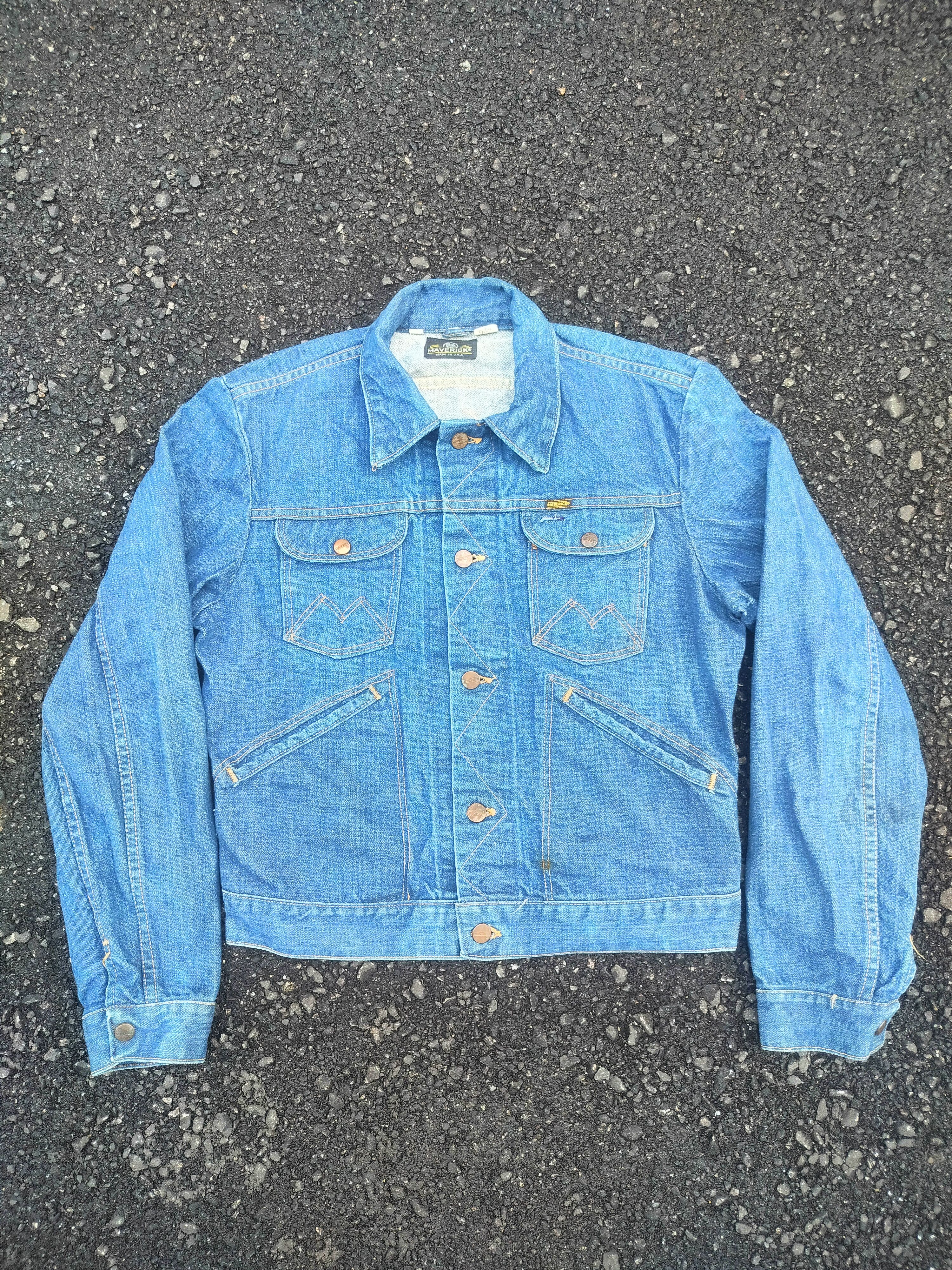 Vintage VINTAGE MAVERICK BLUE BELL DENIM JACKET Size US M / EU 48-50 / 2 - 2 Thumbnail