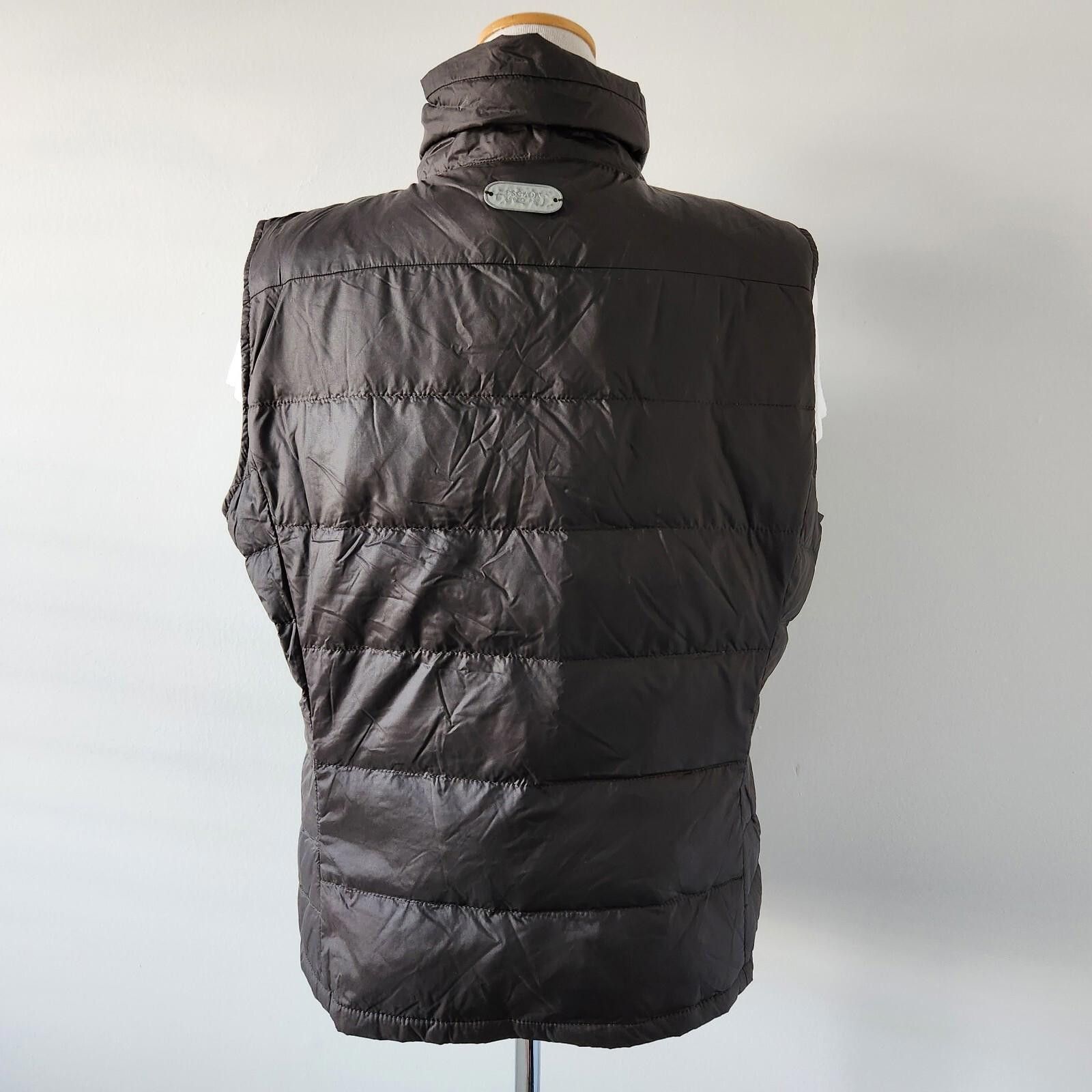 Escada Escada Sport Vest EU 42 Large Dark Brown Goose Down Puffer Size L / US 10 / IT 46 - 4 Thumbnail