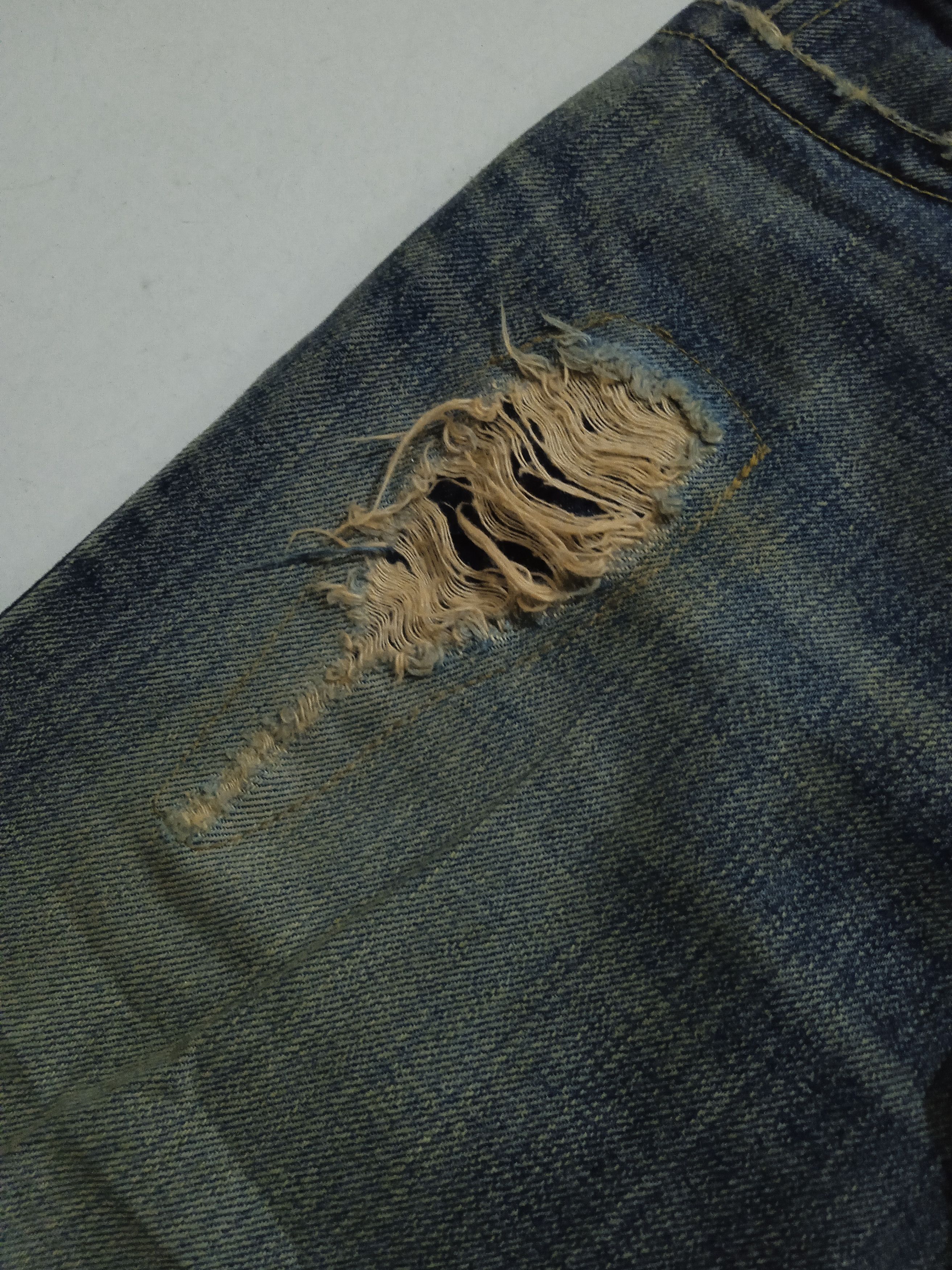 If Six Was Nine 2000s Japanese Brand Feather lyue Flare Jeans Size US 29 - 5 Thumbnail
