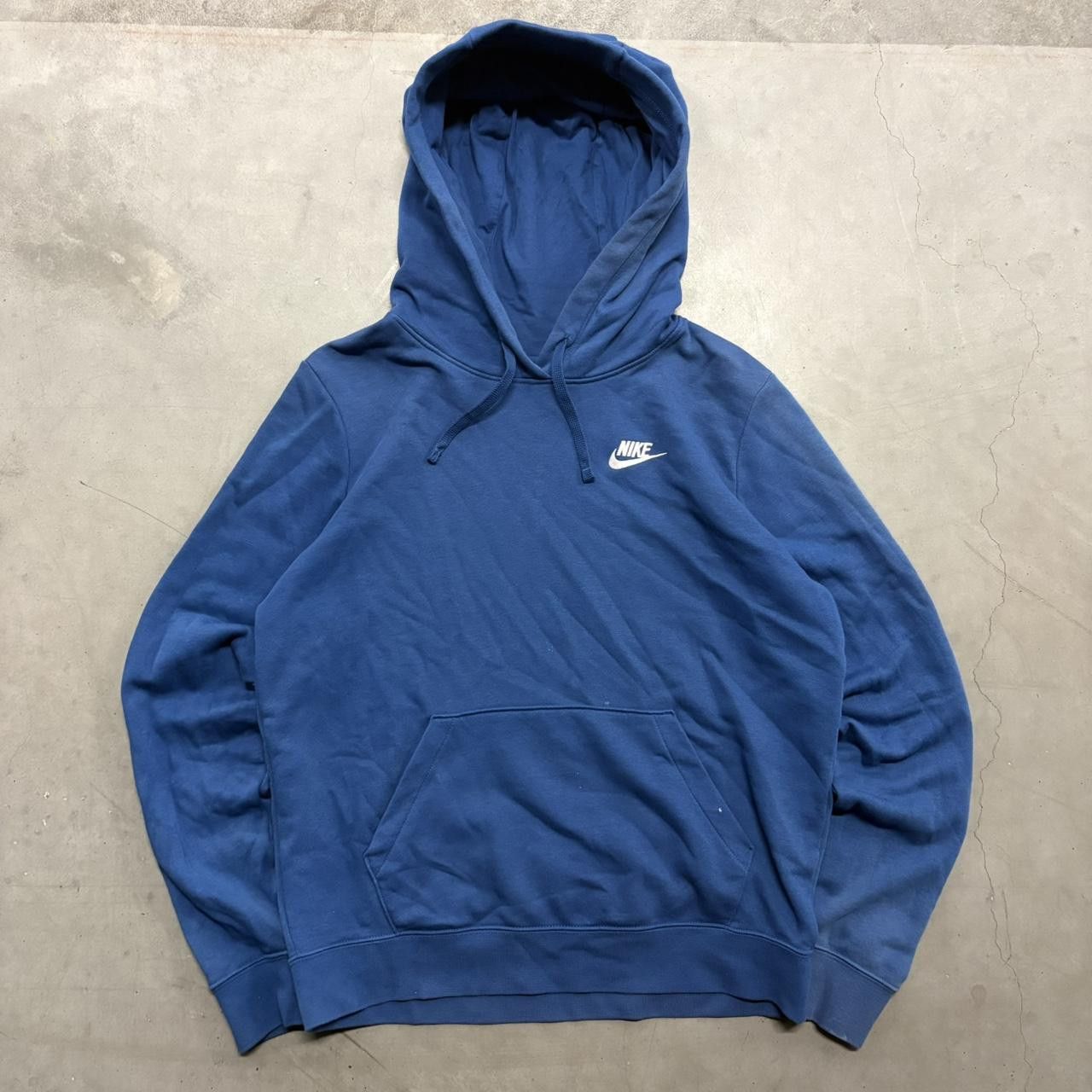 Nike Crazy Vintage Y2K/2000s Nike Blue Streetwear Hoodie! Size US S / EU 44-46 / 1 - 1 Thumbnail