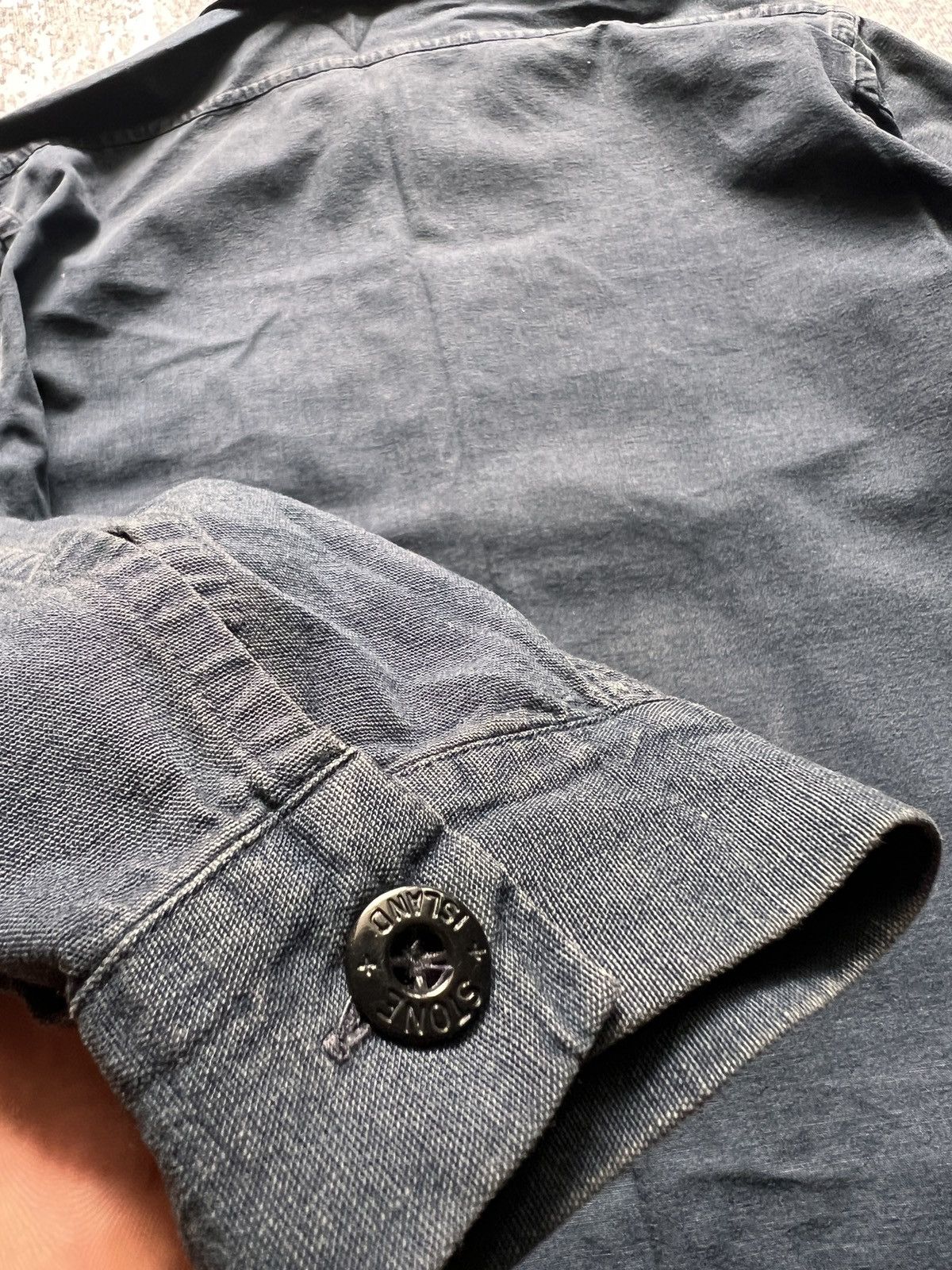 Massimo Osti × Stone Island × Vintage Vtg Stone Island Button Up Light Jacket Size US M / EU 48-50 / 2 - 12 Thumbnail