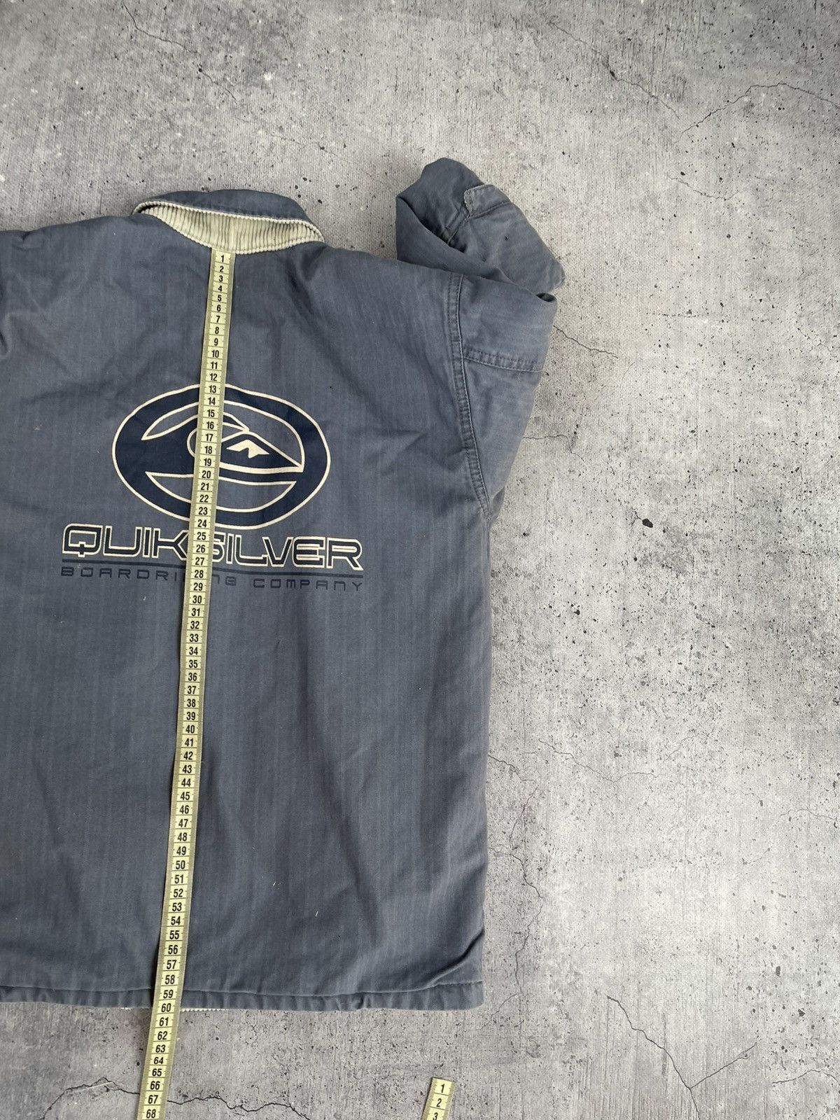 Quiksilver Vintage Quiksilver Big Logo Two Sided Corduroy Y2K Jacket Size US XS / EU 42 / 0 - 10 Thumbnail