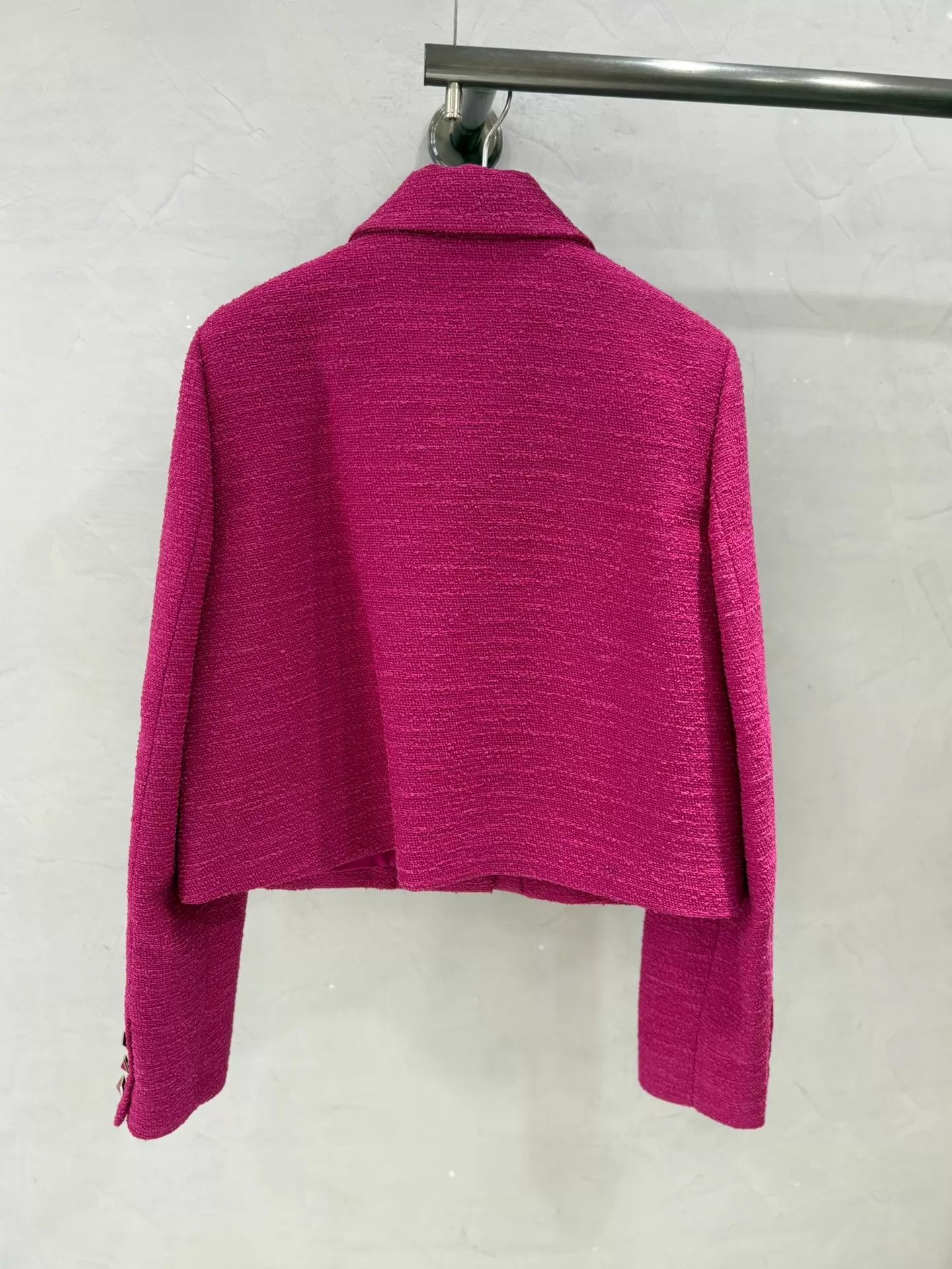 Valentino Valentino Raspberry Soft Wool Blazer 42 Deadstock Size M / US 6-8 / IT 42-44 - 4 Thumbnail