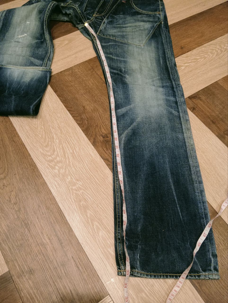 Eternal ETERNAL JAPAN DISTRESSED STYLE JEANS Size US 34 / EU 50 - 15 Thumbnail