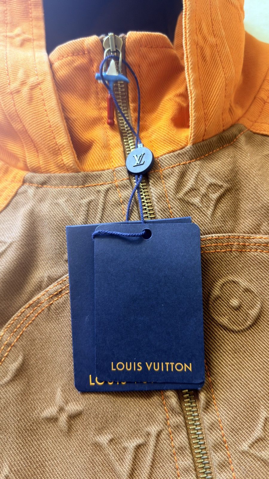 Louis Vuitton Louis Vuitton Carpenter 52 Hooded Denim Jacket 3D Monogram Size US L / EU 52-54 / 3 - 11 Thumbnail