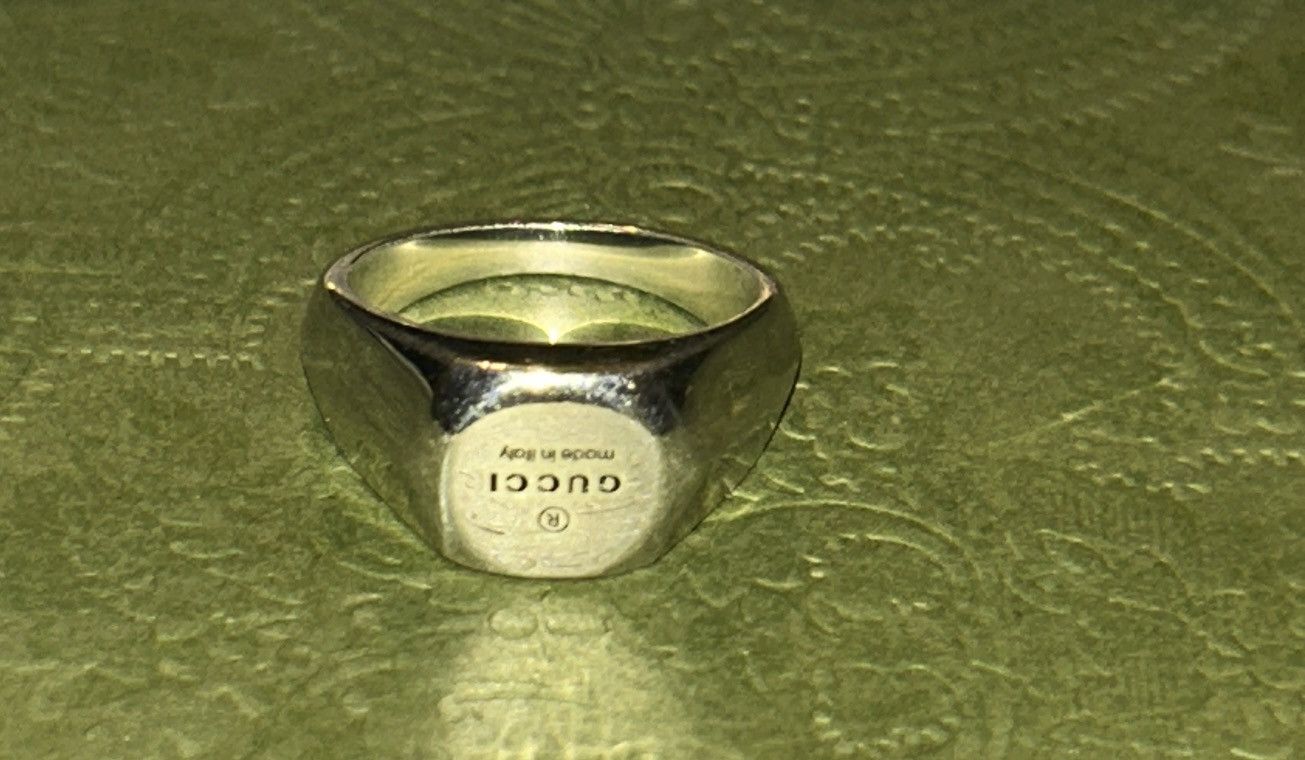 Gucci Gucci Trademark 10mm Silver 925 Ring Unisex Size ONE SIZE - 5 Thumbnail