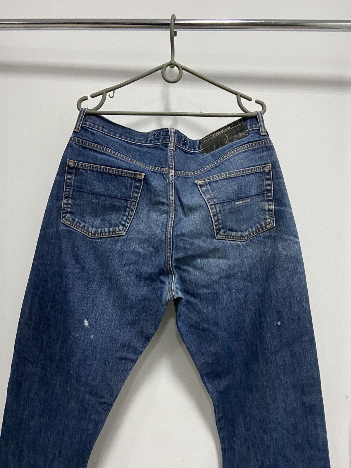 Stone Island × Vintage Stone Island Denims Selvedge Vintage jeans Pants Size US 34 / EU 50 - 2 Thumbnail
