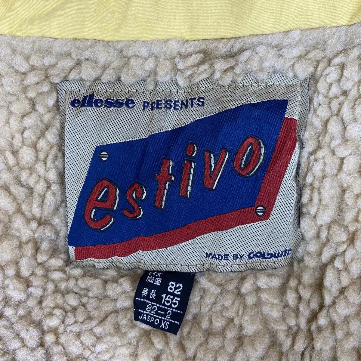 Ellesse Vtg 90’ ELLESSE ESTIVO GOLDWIN Yellow Jacket Windbreaker Size L / US 10 / IT 46 - 7 Thumbnail