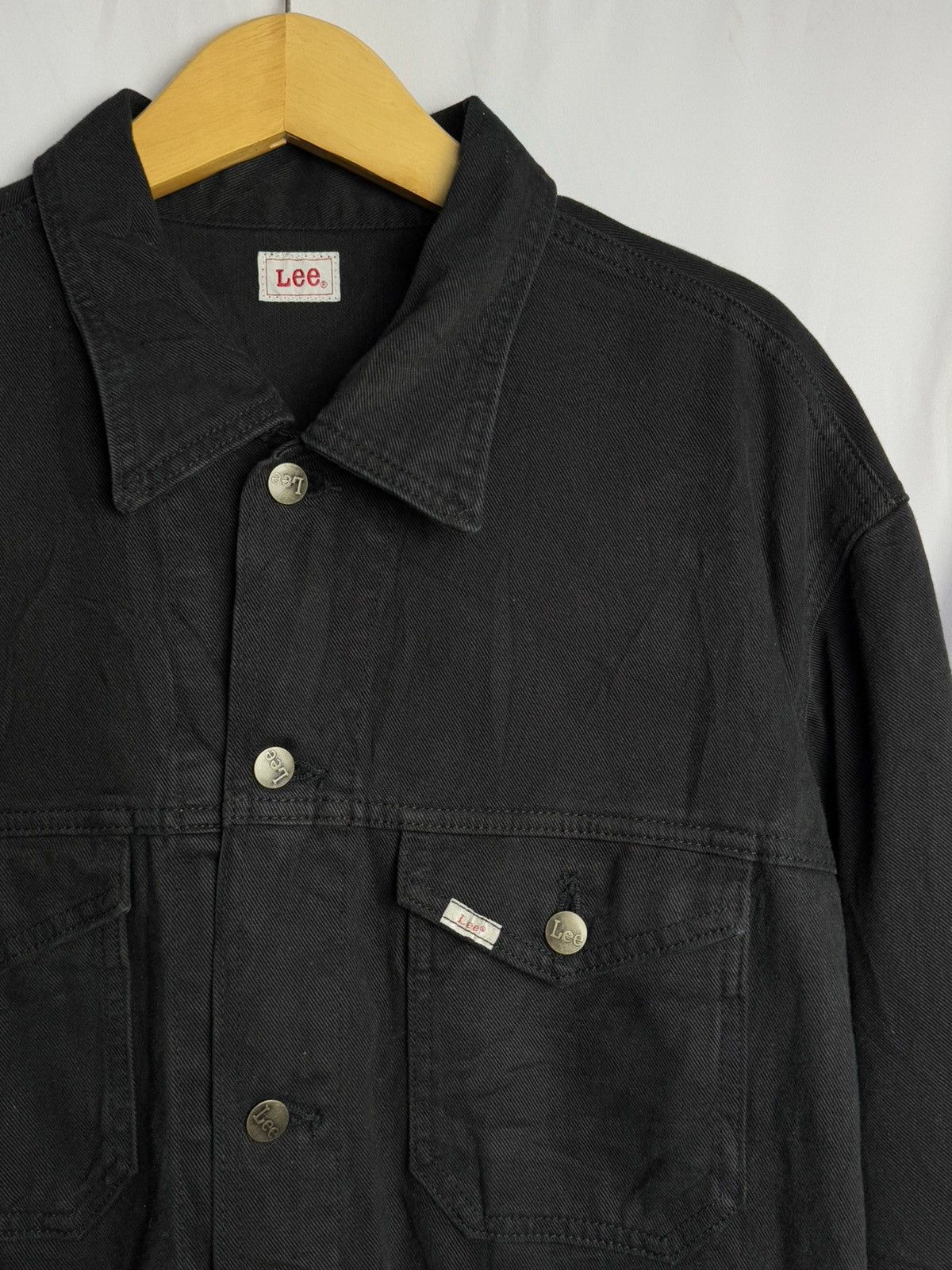 Japanese Brand × Lee × RRL Ralph Lauren LEE Type 2 Pocket Boxy Denim Black Jacket Size US M / EU 48-50 / 2 - 3 Thumbnail