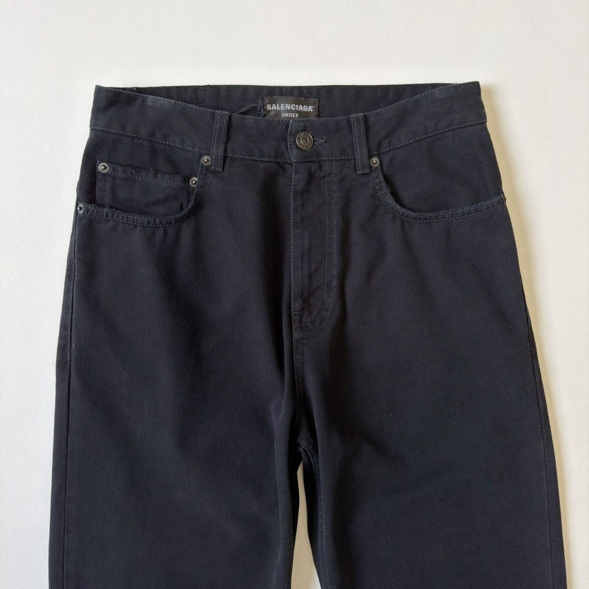 Balenciaga ‘Heel Bite’ Soft Black Left Hand Denim Jeans Size US 30 / EU 46 - 5 Thumbnail
