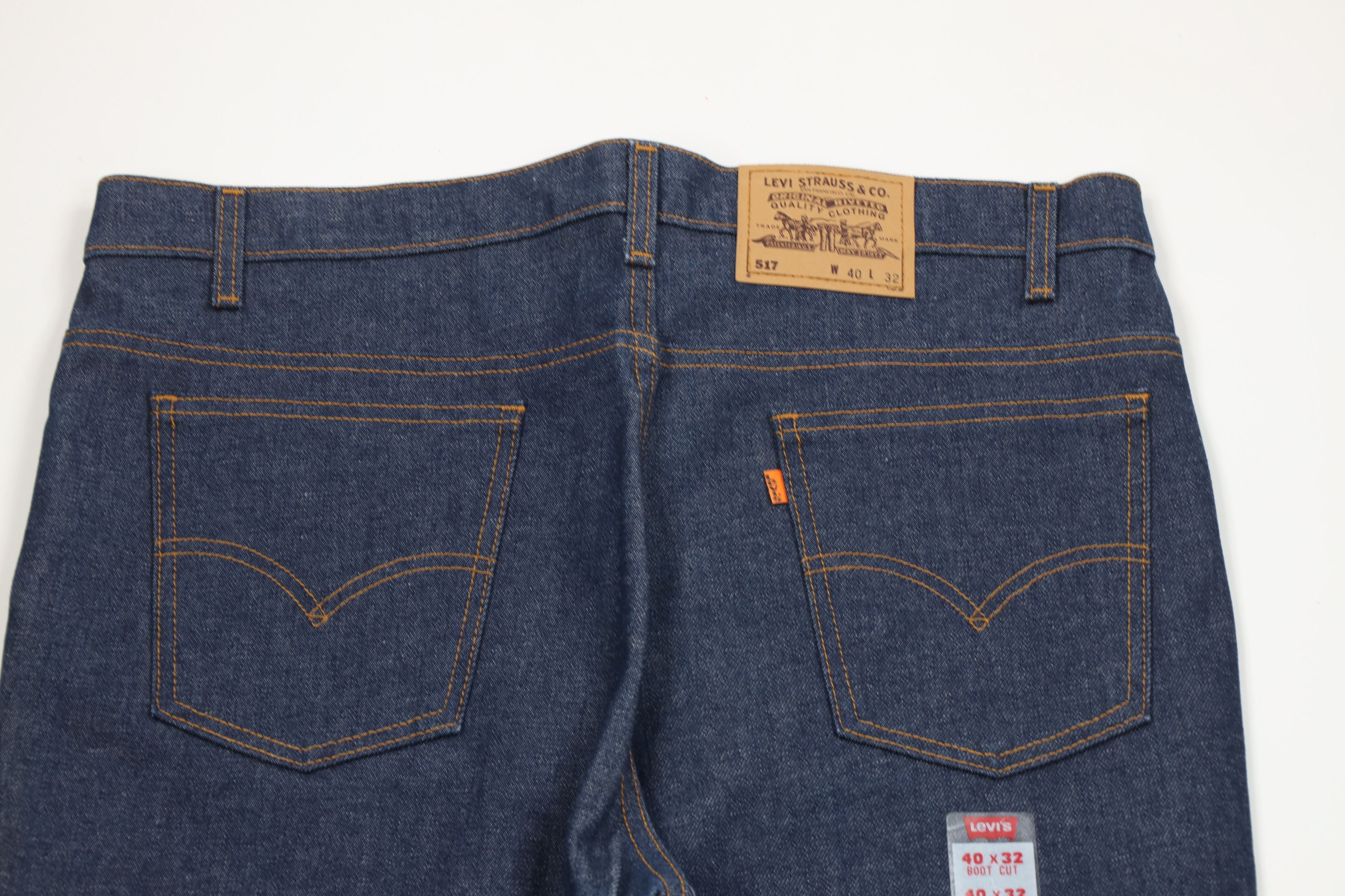 Levi's Deadstock Vintage 90s Levis 517 Orange Tab Bootcut Jeans USA Size US 40 / EU 56 - 10 Thumbnail