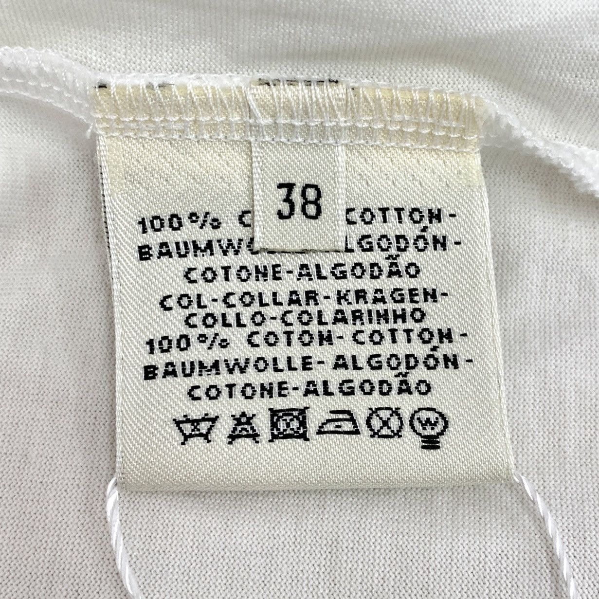 Hermes Hermes White Classic Circle Print Short Sleeve T-Shirt K26WX Size S / US 4 / IT 40 - 7 Thumbnail