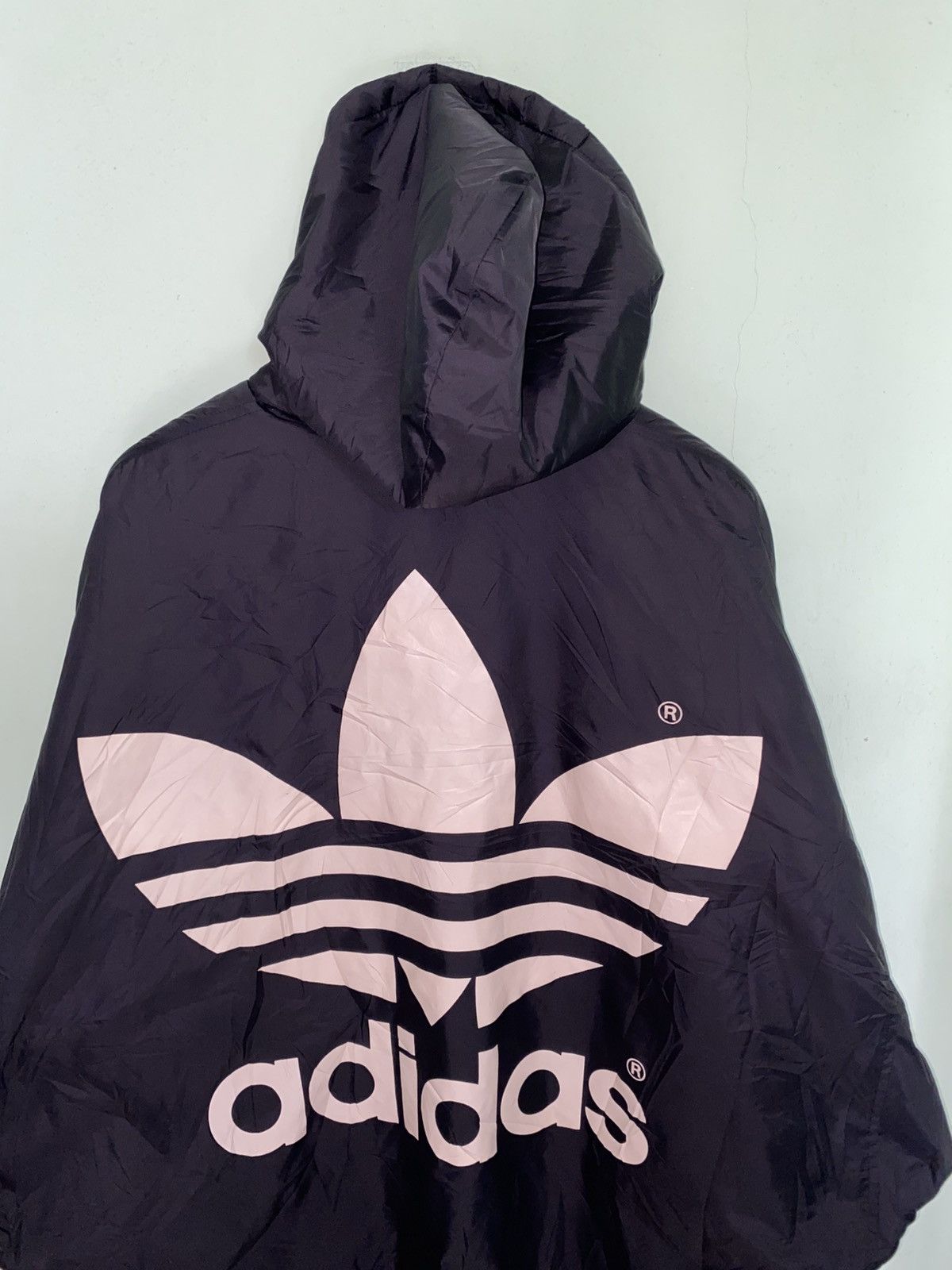Adidas × Vintage 90s Adidas Big Logo Long Jacket Winter Size US XL / EU 56 / 4 - 7 Thumbnail