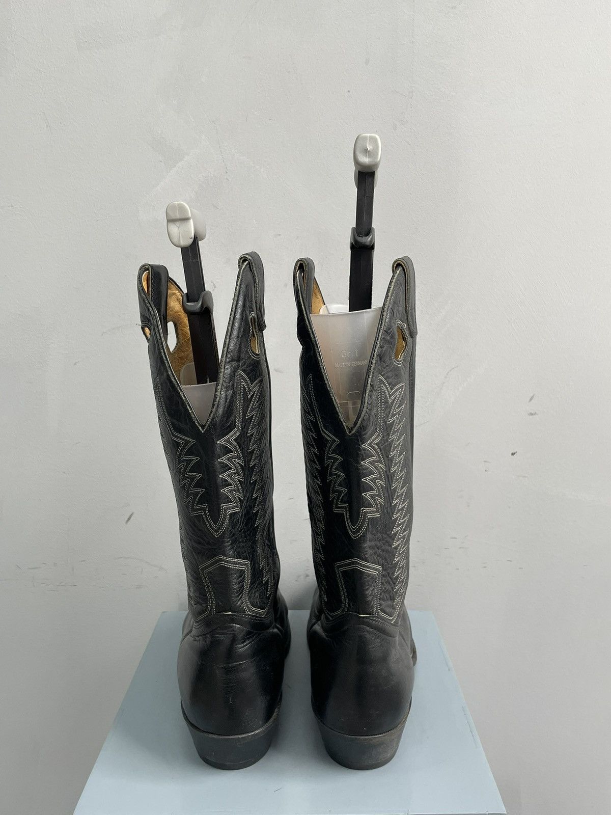 Western Rise Rare moto western USA guidi style leather boots 90s Size US 10 / EU 43 - 4 Thumbnail