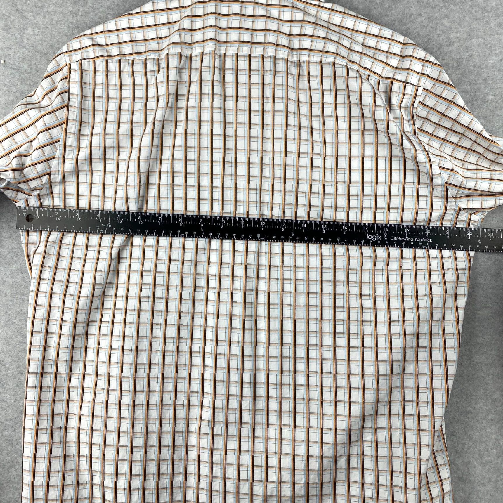 Hugo Boss Hugo Boss Button Up Shirt Mens 16.5 36/37 Multicolor Long Sleeve Knit Preppy Size US XL / EU 56 / 4 - 5 Thumbnail