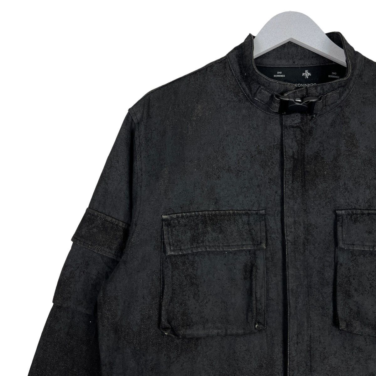 Japanese Brand 🔥 LGB BERNING SHO ABSTRACT DENIM JACKET Size US L / EU 52-54 / 3 - 7 Thumbnail