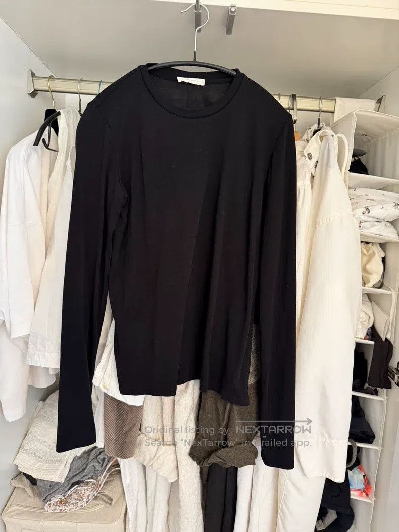 The Row The Row Black round neck and long sleeves Size S / US 4 / IT 40 - 1 Thumbnail