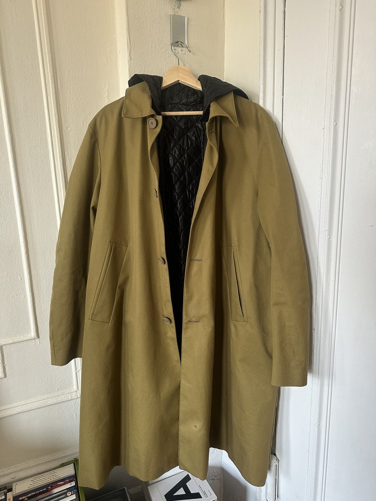 Acne Studios “Midnight” Coat in Green with Detachable Gilet Size US M / EU 48-50 / 2 - 1 Thumbnail