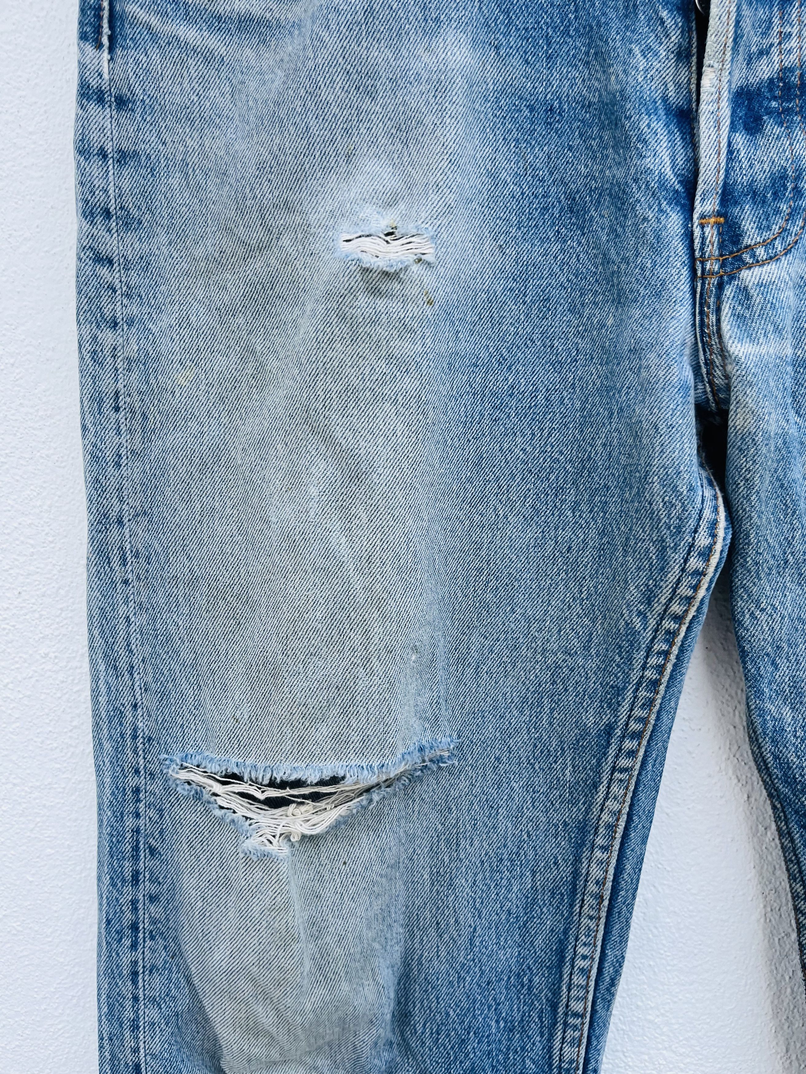 Japanese Brand × Levi's Vintage Clothing Vintage 80s Levis Disressed Designed Fashion Style Size US 32 / EU 48 - 7 Thumbnail