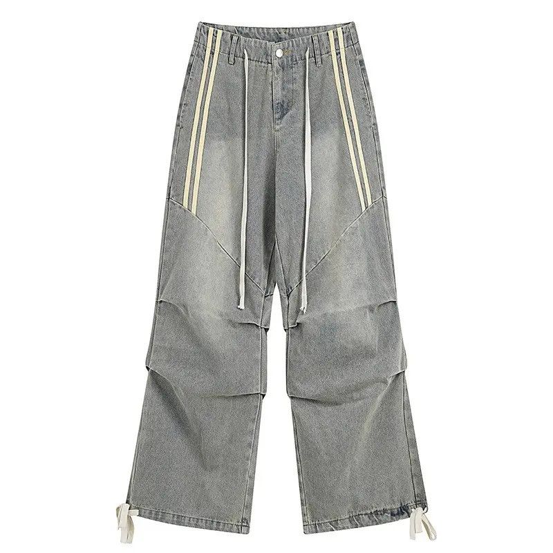 Japanese Brand × Jean Pleated Wide Leg Jeans Size US 32 / EU 48 - 3 Thumbnail