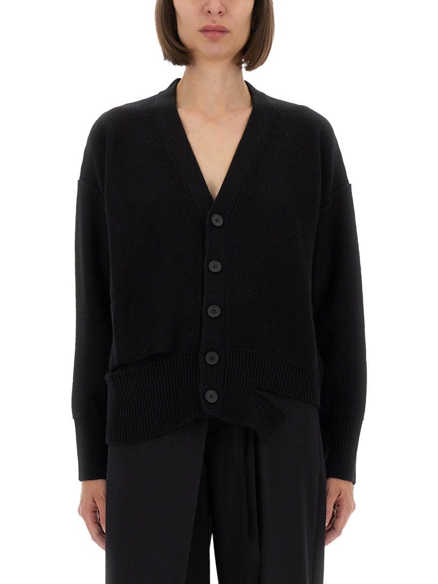 MM6 MM6 WOOL KNIT CARDIGAN - BLACK Size M / US 6-8 / IT 42-44 - 1 Thumbnail