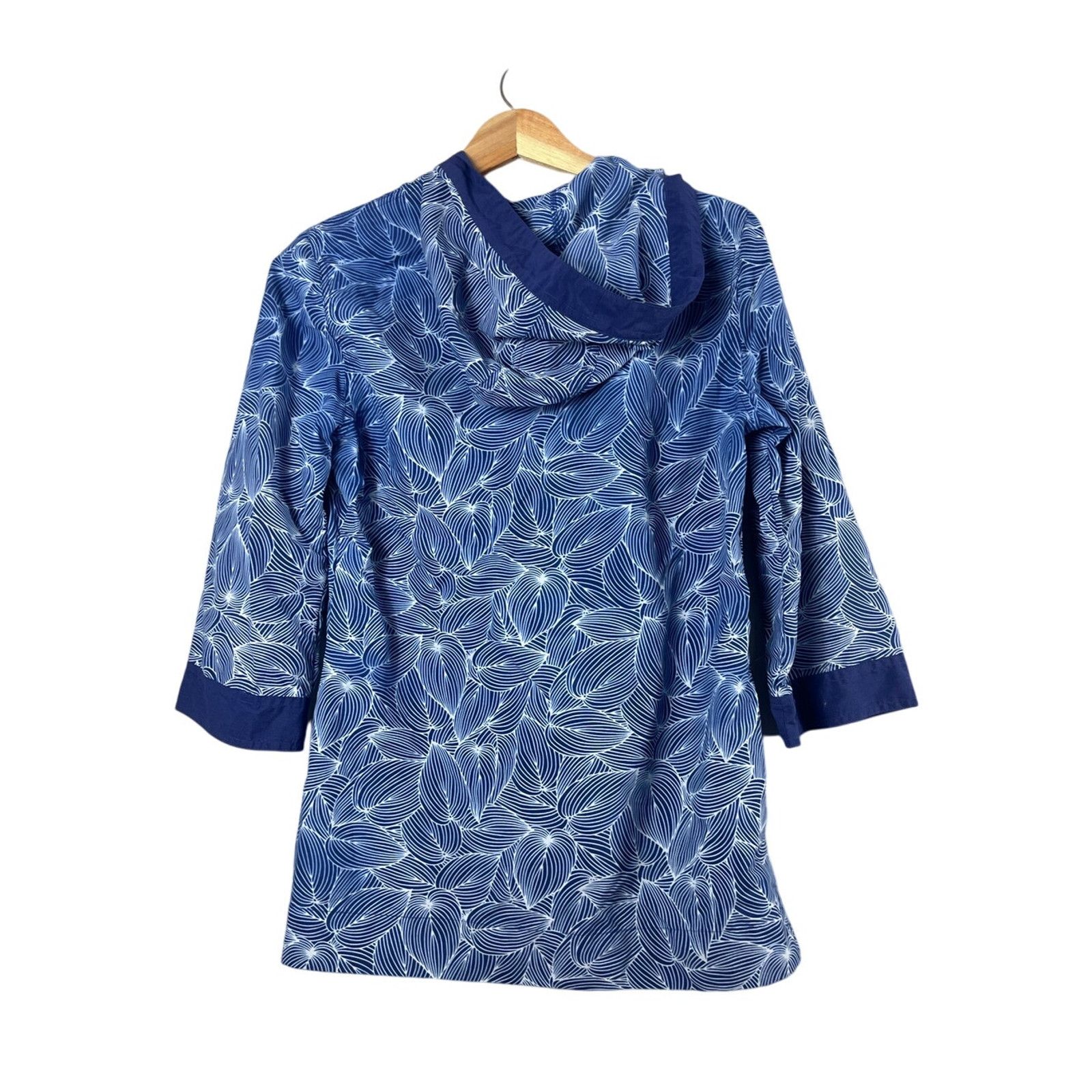 L.L. Bean Women's L.L. Bean Hooded Tropical Print Swim Cover Up S Size S / US 4 / IT 40 - 3 Thumbnail