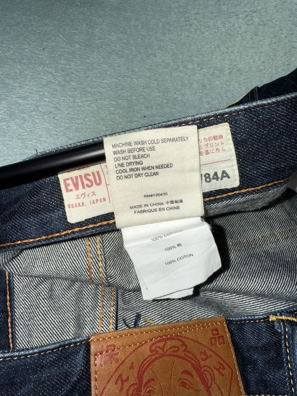 Evisu Rare Evisu Navy Selvedge Denim Jeans Multipocket Japanese Size US 34 / EU 50 - 19 Thumbnail