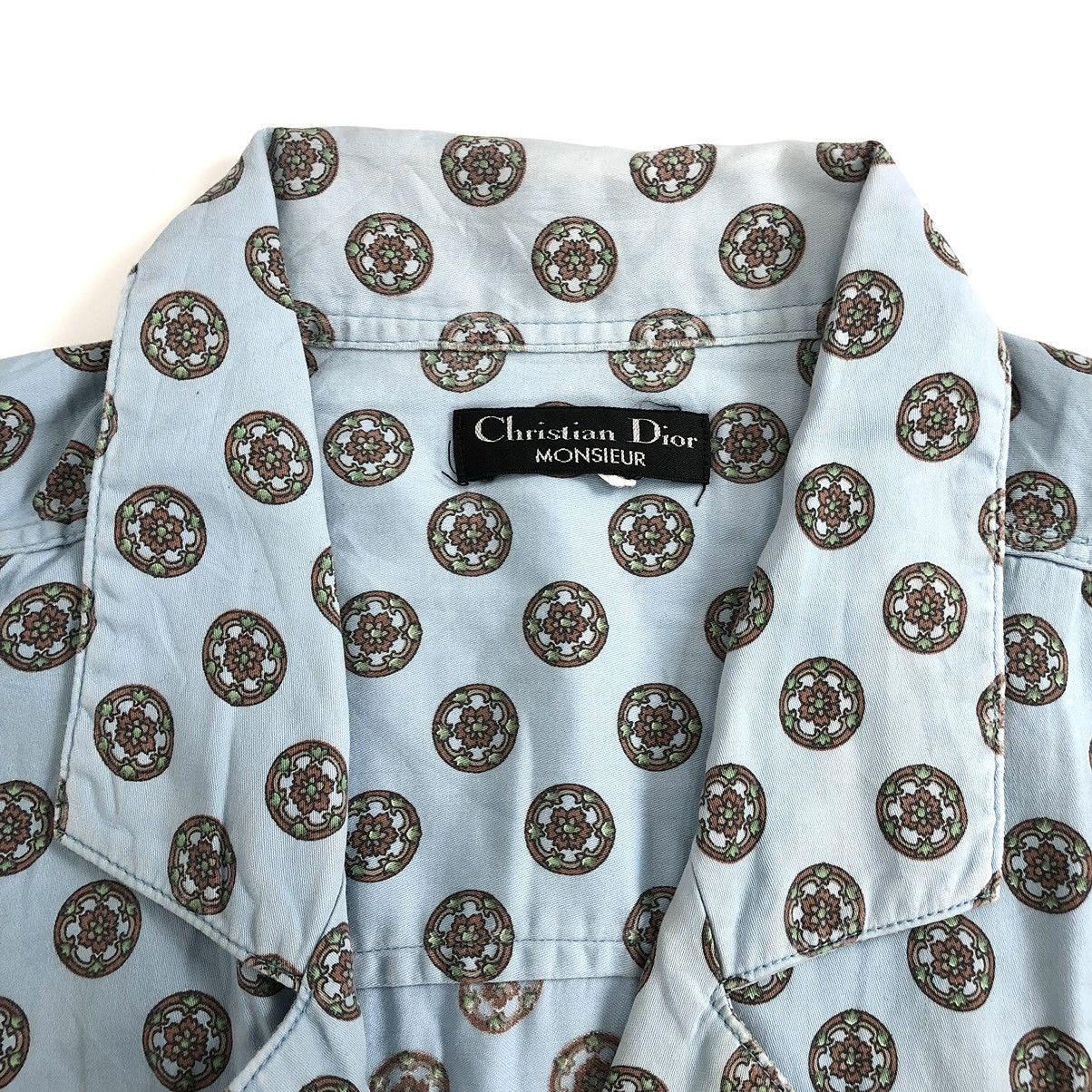 Christian Dior Monsieur × Dior 90s Christian Dior Monsieur Motif Blouse Button Up Size M / US 6-8 / IT 42-44 - 3 Thumbnail