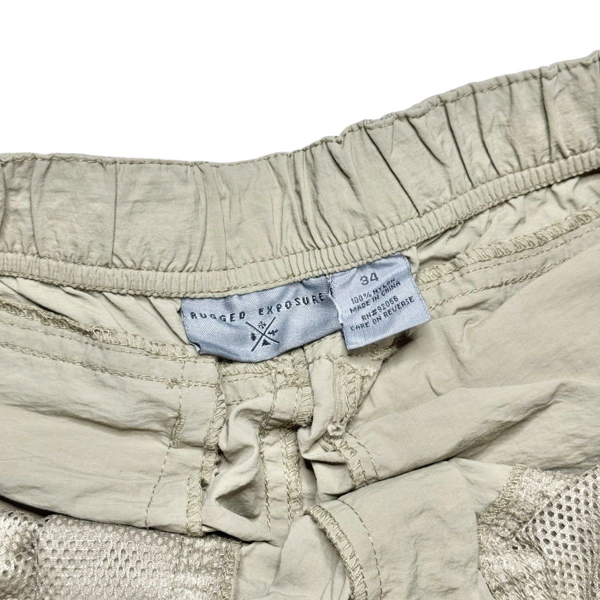 Japanese Brand × Vintage Vintage Y2K Rugged Exposure Nylon Cargo Shorts Size US 34 / EU 50 - 6 Thumbnail