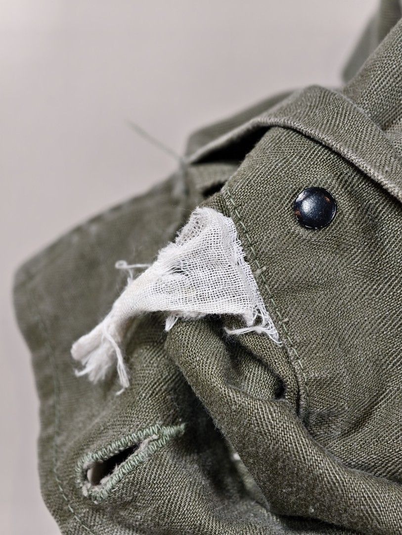 Vintage True Vintage Rare 1940s 2nd Edition P-43 HBT Jacket Size US L / EU 52-54 / 3 - 3 Thumbnail