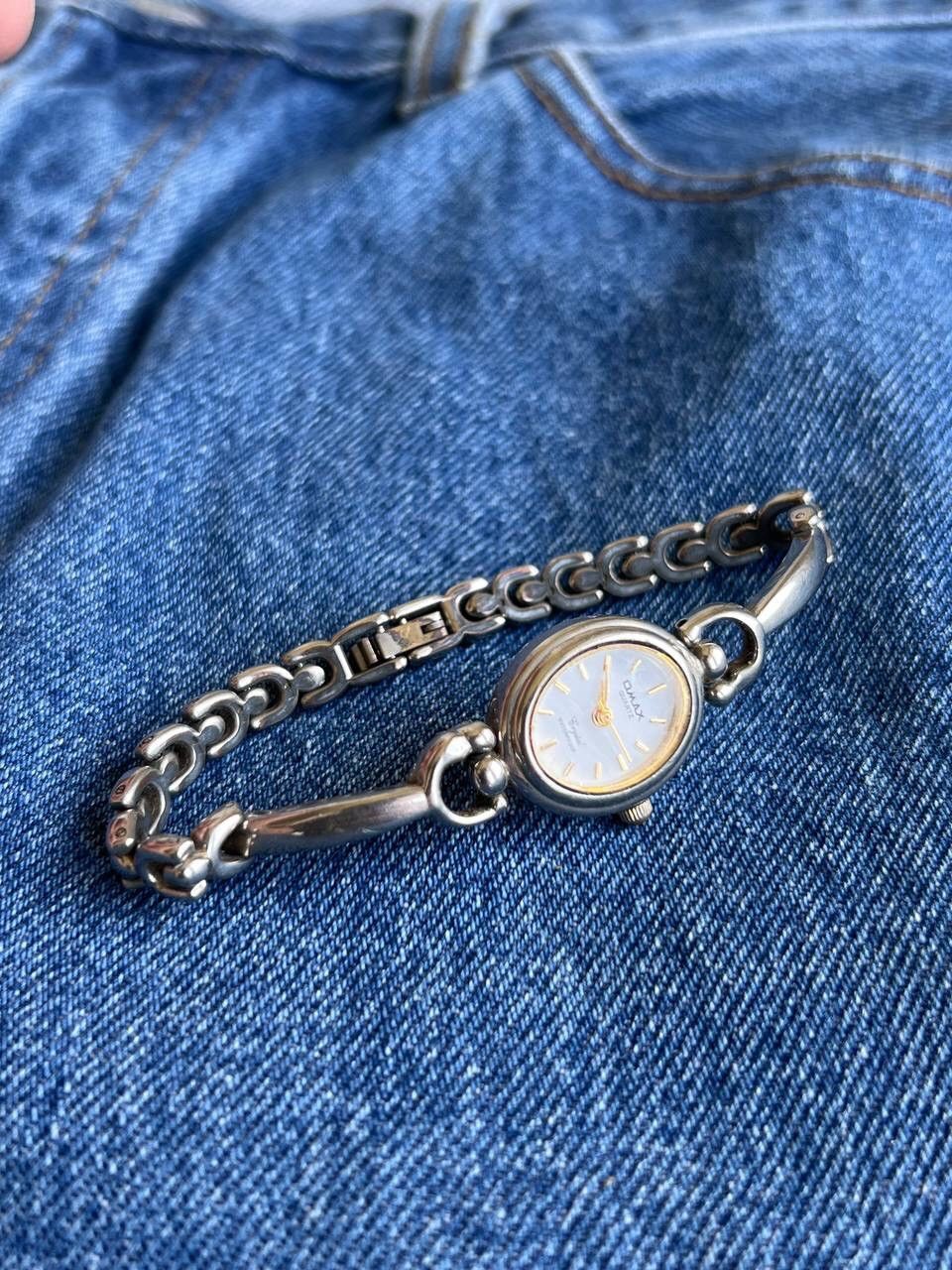 Japanese Brand × Vintage Vintage Japanese style futuristic Form Chrome Link Watch Size ONE SIZE - 2 Thumbnail