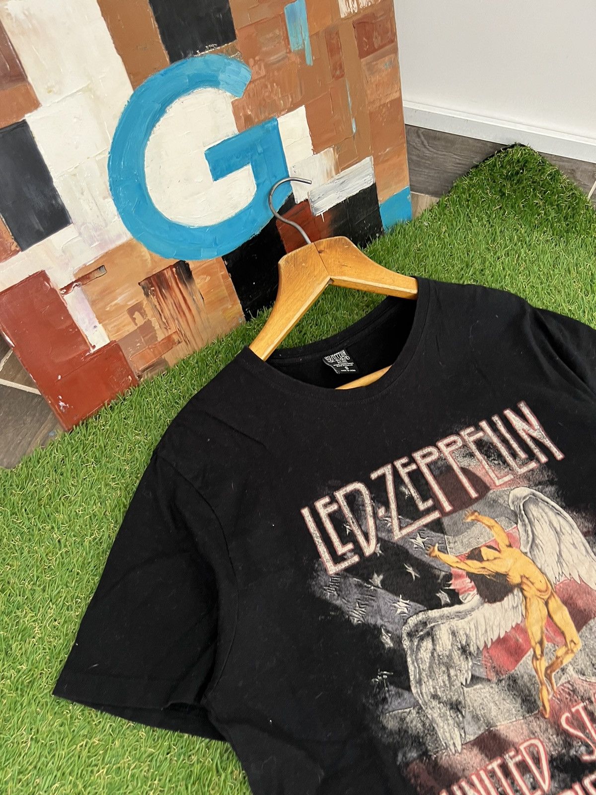 Band Tees × Vintage Vintage Led Zeppelin 90's Band T-shirt Size US S / EU 44-46 / 1 - 2 Thumbnail