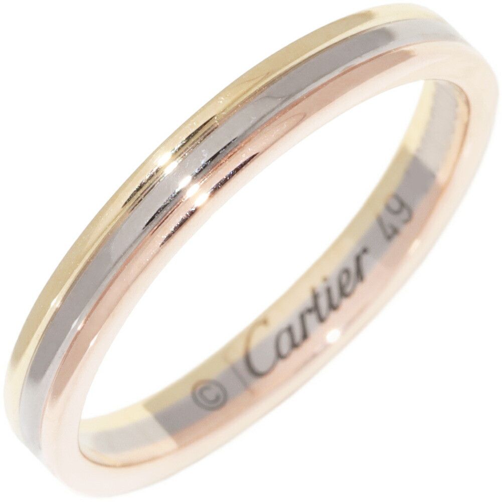 Cartier Cartier Cartier Louis Cartier Vendome Au750 Ring Size 9 Precious Metal Ring B42099 DUTY FREE for USA Size ONE SIZE - 1 Thumbnail