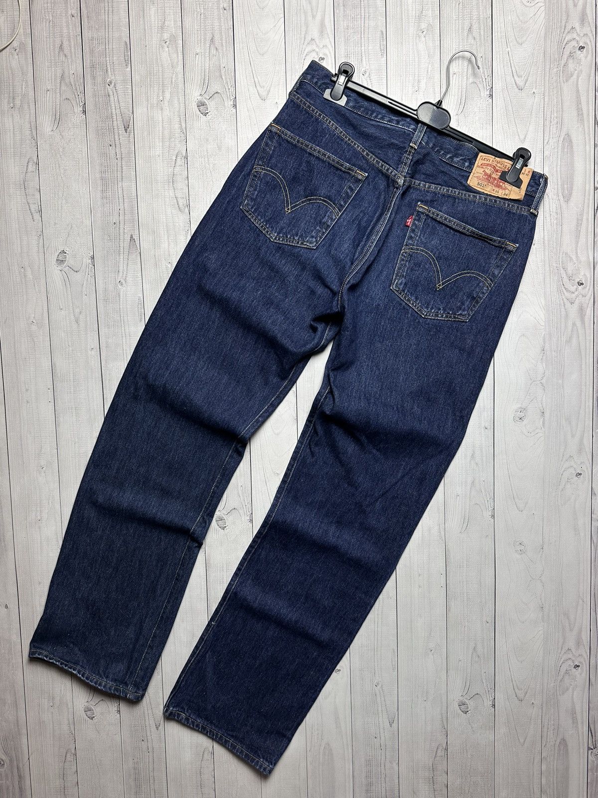 Levi's Vintage Levi’s 501 indigo jeans denim Mexico 36/34 Size US 36 / EU 52 - 1 Thumbnail