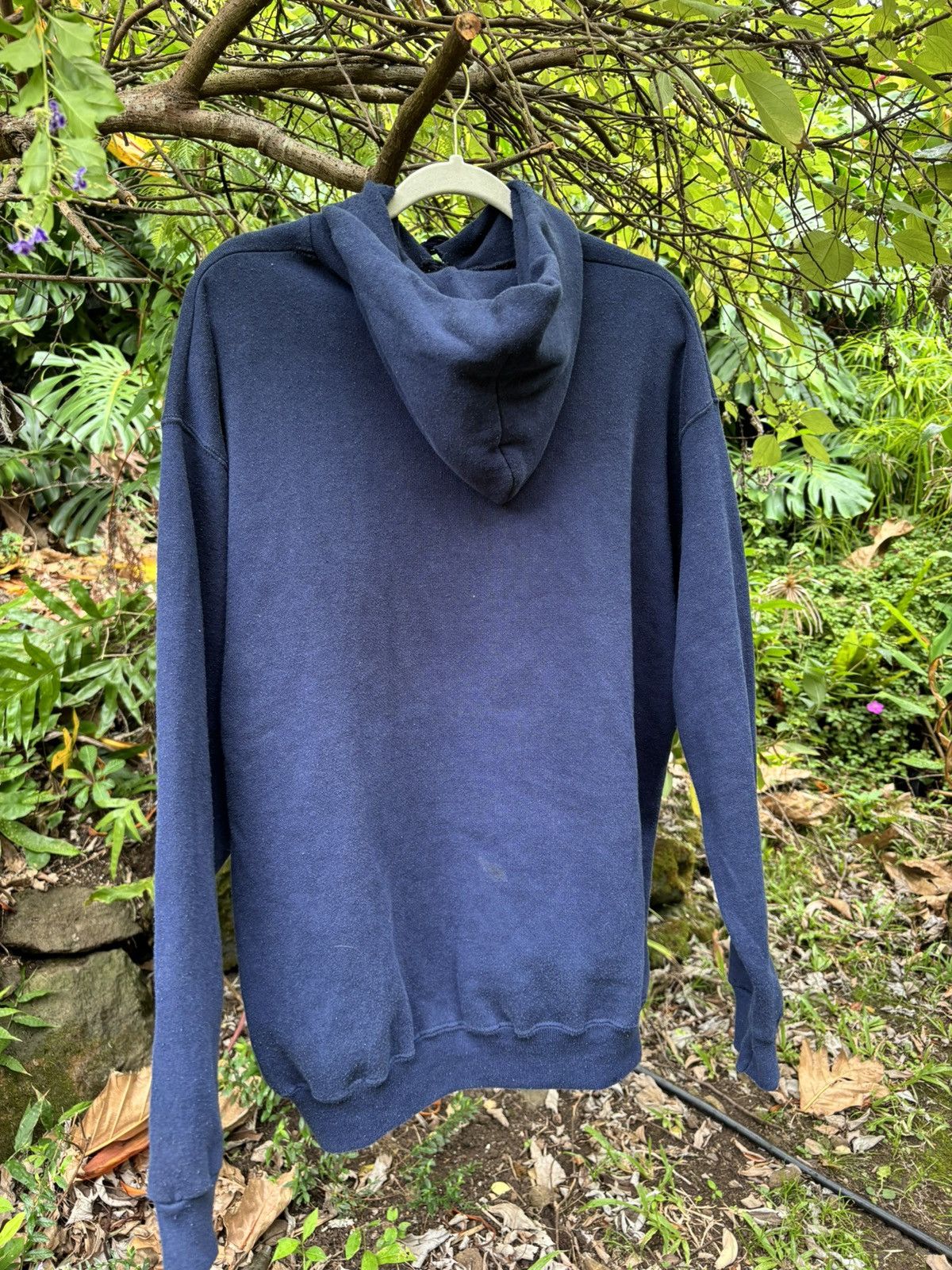 Vintage Vintage Sunfaded Blank Hoodie Size US L / EU 52-54 / 3 - 2 Thumbnail