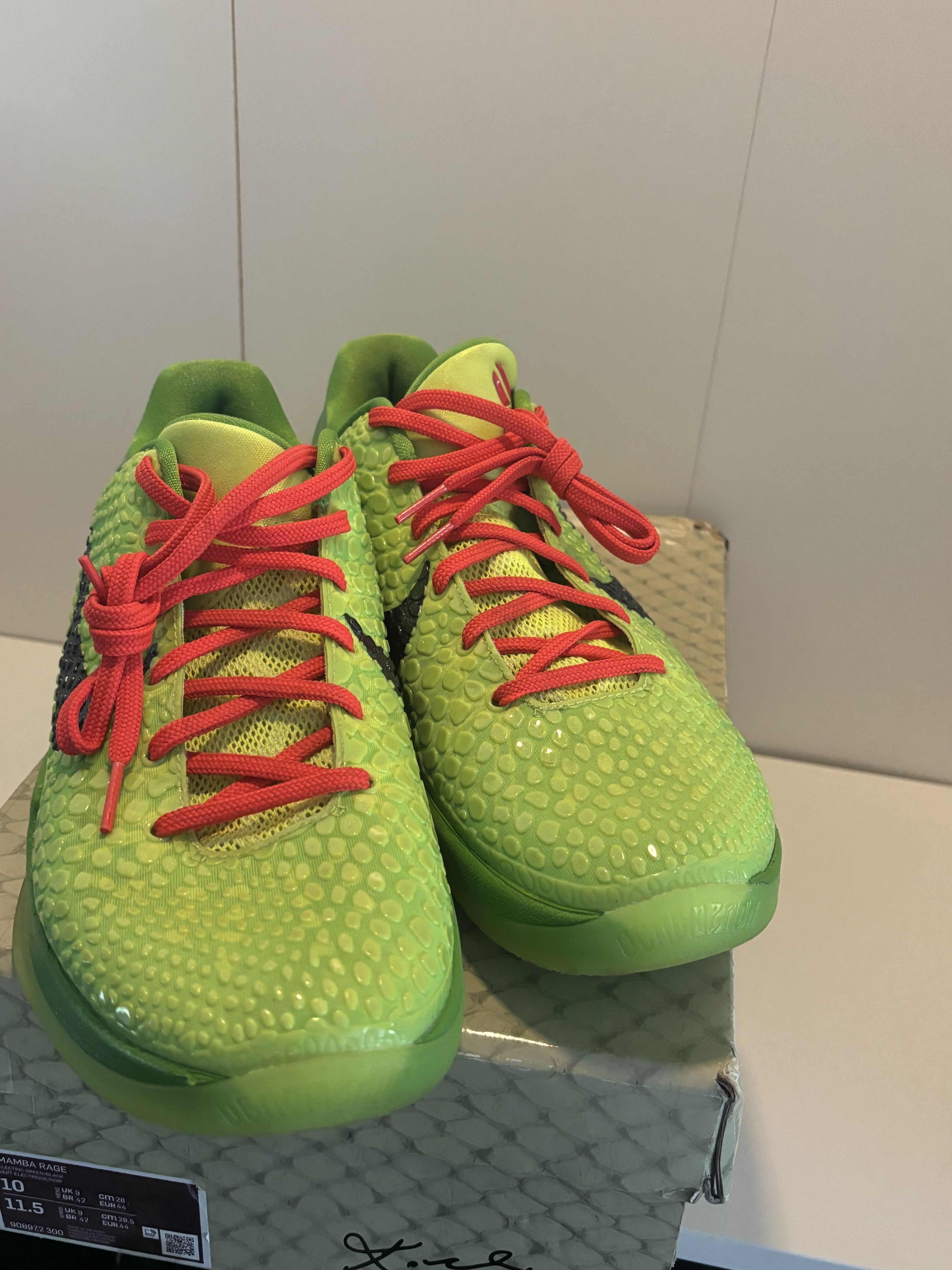 Nike Nike Mamba Rage Grinch Size US 9.5 / EU 42-43 - 4 Thumbnail