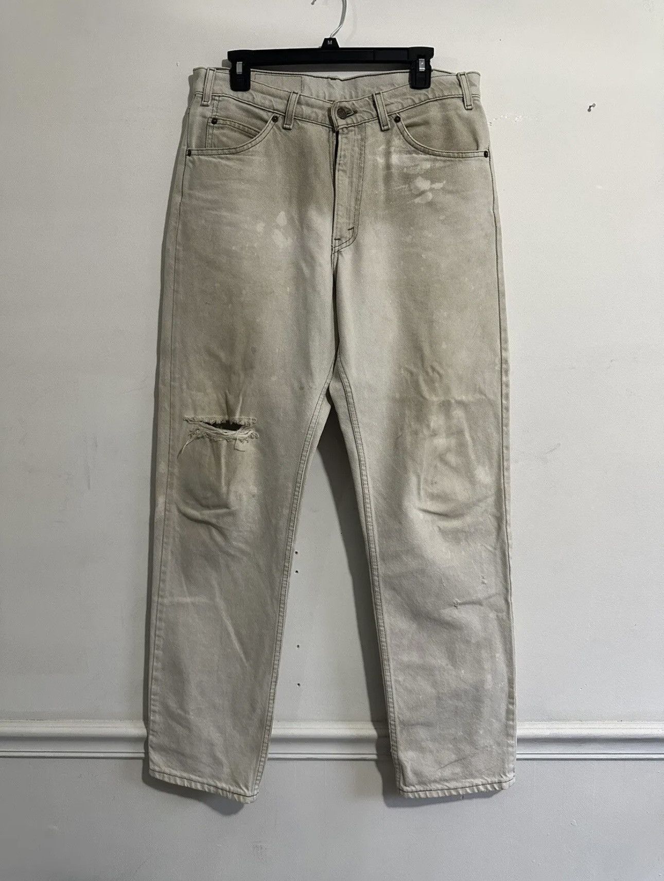 image of Levis x Levis Vintage Clothing Vintage Levi’S Orange Tabs in White, Men's (Size 34)