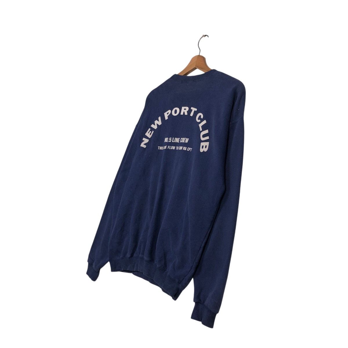 Japanese Brand × Vintage 📌Vintage Sweatshirt Newport Club Issey Miyake Big Logo Size US M / EU 48-50 / 2 - 11 Thumbnail