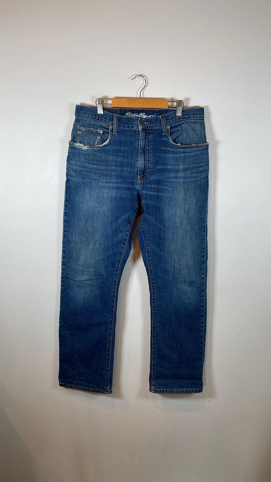 Eddie Bauer Eddie Bauer Flannel-Lined Jeans – Size 32x30 – Blue Denim Size US 32 / EU 48 - 1 Thumbnail
