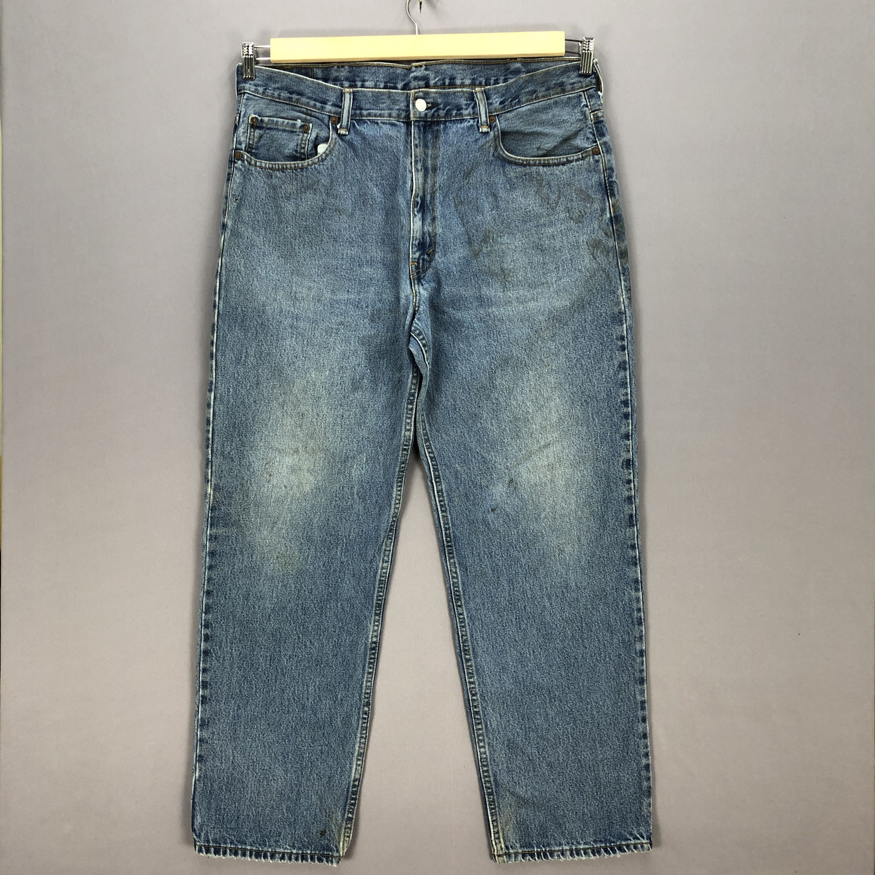 Levi's Vintage Levis 550 Dirty Jeans Levi's Stone Wash Denim Size US 38 / EU 54 - 1 Thumbnail