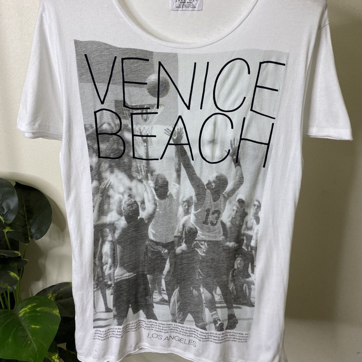 Zara Zara Man Venice Beach Los Angeles T Shirt Size US M / EU 48-50 / 2 - 2 Thumbnail
